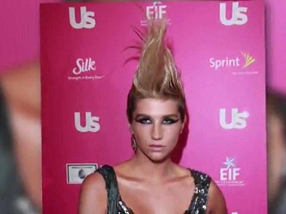 Ke$ha's neuer look: spikes