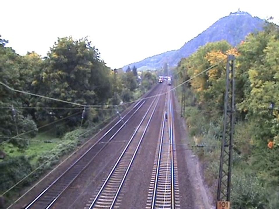 BR 151 mit Güterzug nach Bonn und BR 425 nach Bhf Bad Honnef