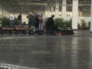 Echtdampftreffen  Köln 2008 BR 56 nähert sich auf der 5 Zoll Hauptstrecke
