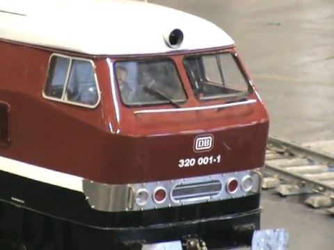 Kölner Echtdampftreffen 2008 V320 am fünf Zoll Bahnhof