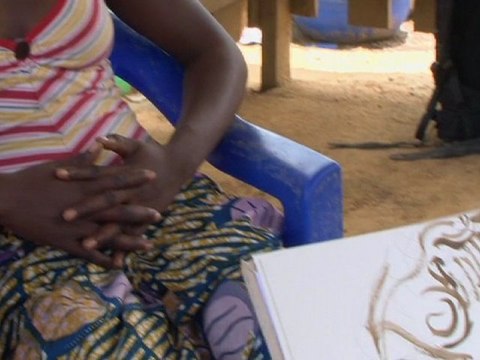 Portrait de Rachel - Africaines des Grands Lacs de Titouan Lamazou