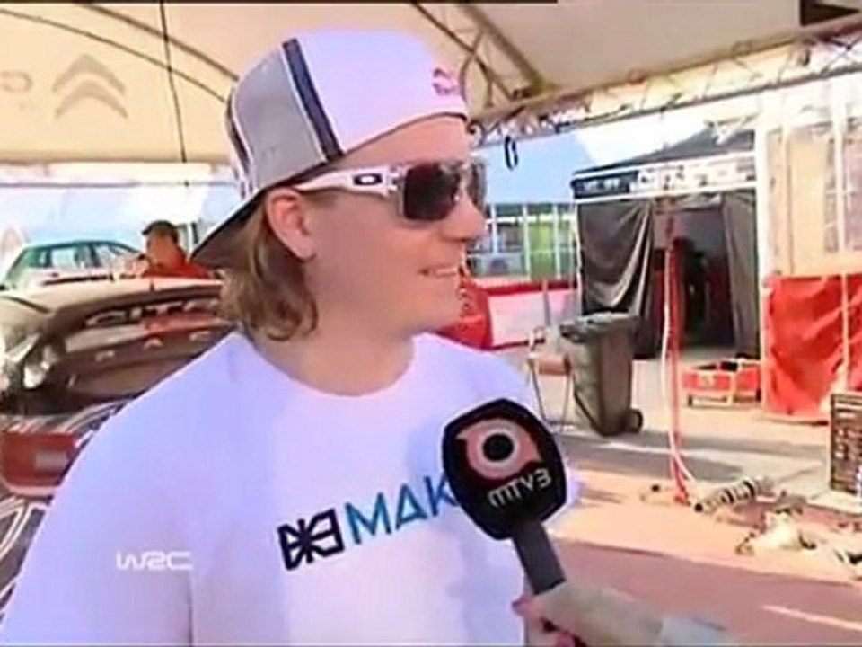 WRC Rally Portugal 2011 Kimi Räikkönen Interview MTV3