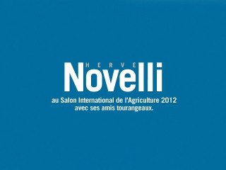 Hervé Novelli au Salon International de l'Agriculture 2012 avec ses amis tourangeaux