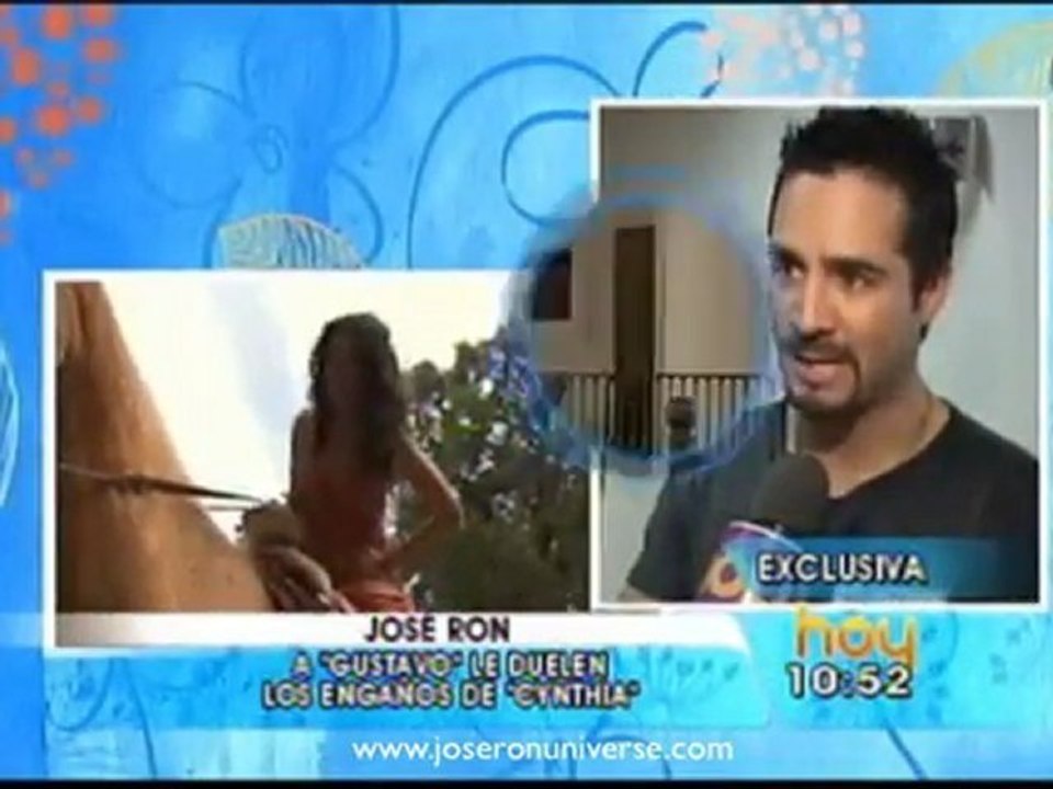 José Ron revela que ahora que Gustavo sabe la verdad de Cinthia todo puede cambiar...