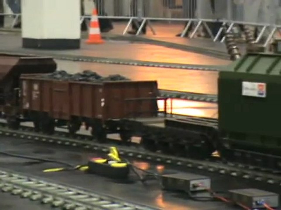 Kölner Echtdampftreffen 2008 Drehscheibenmitfahrt 02 im fünf Zoll BW Köln-Messe