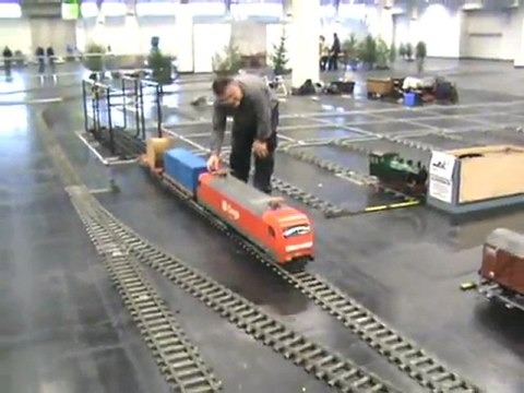 Echtdampfhallentreffen Köln 2008 Grubenlok und britische Dampflok und viele mehr