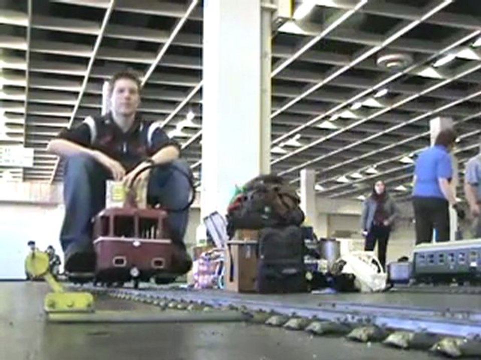 Livesteam Meeting Cologne 2008 Beside the Marshalling Yard are several diesel and steamlocos driving by