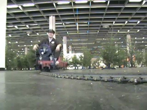 Echtdampfhallentreffen EDHT Köln 2008 BR96 fährt vorbei