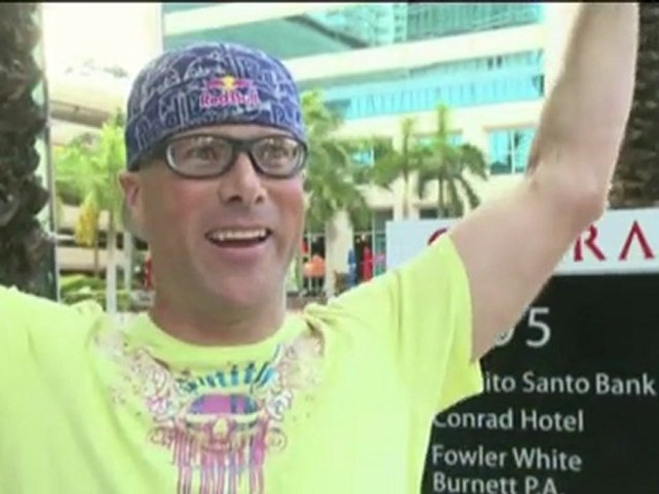 Red Bull 'leap off' to celebrate leap year