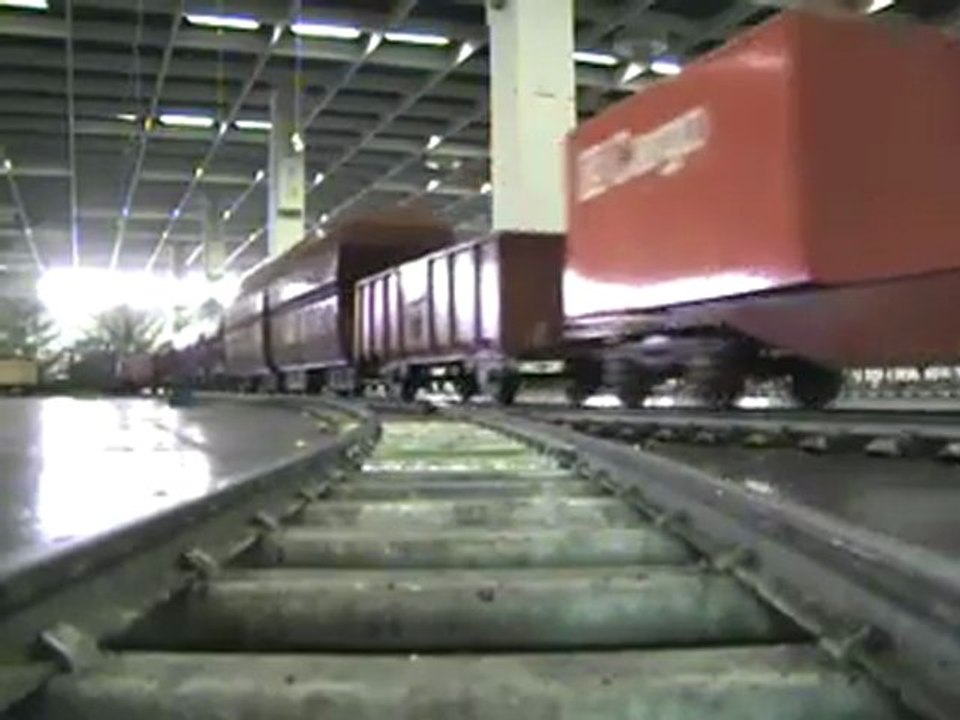 Echtdampfhallentreffen Köln 2008 BR01 G8 und BR96 schieben und schleppen einen langen Güterzug