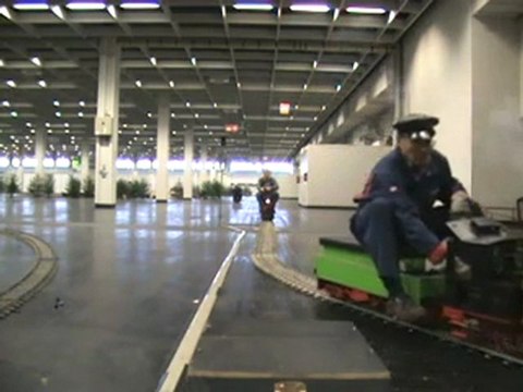 Echtdampfhallentreffen EDHT Köln 2008 Zwei preußische T3, ein Jenbach Pony und eine Gmeinder Feldbahnlok