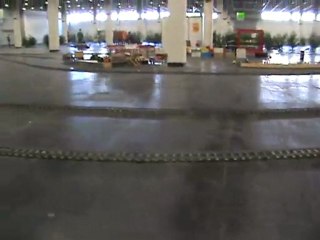 Echtdampfhallentreffen Köln 2008 Gmeinder Führerstandsmitfahrt Runde 02 Teil 01