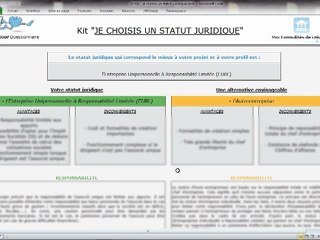 Choisir un statut juridique par Kitaentreprendre.com