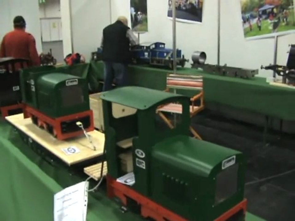 Vorstellung des Standes der Leverkusener Dampfbahn bei Echtdampfhallentreffen Köln 2008 Teil 02