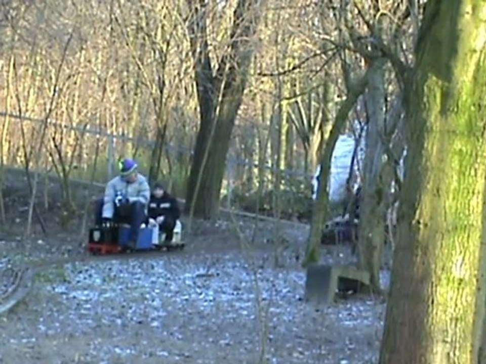 Leverkusener Dampfbahn inoffizieller Fahrtag 28 12 2008