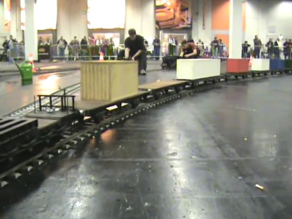 Kölner Echtdampftreffen 2008 Zusammenstellung überlanger Güterzug Teil 2 von 2