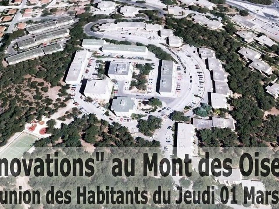 "Rénovations" au Mont des Oiseaux - La Réunion des Habitants du 01 Mars 2012