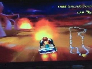 Mario Kart Tournament Grumble Volcano in Reverse..