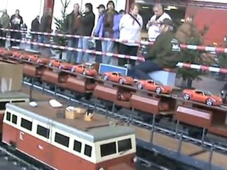 Echtdampftreffen  Sinsheim 2009 Rundgang über einen Teil der fünf Zoll Anlage 001