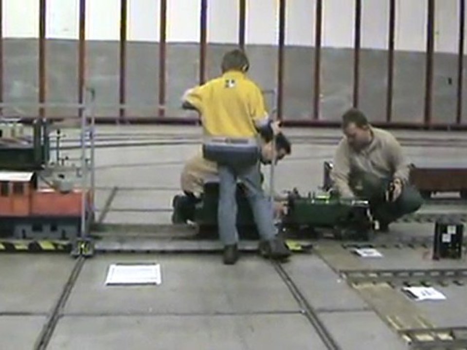 Echtdampftreffen Sinsheim 2009 Die Sieben Zoll-, Schmalspur- und Feldbahnhalle Teil 03