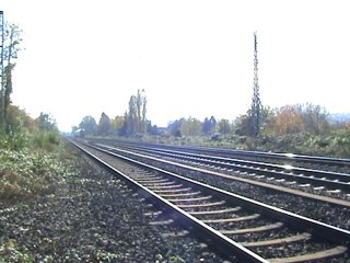 BR 143 mit Dostos nach Koblenz bei Rheinbreitbach