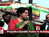 Priyanka Gandhi Vadra campaigns in Sultanpur for UP assembly polls