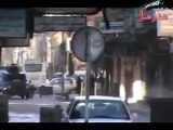 فري برس ريف دمشق  دوما لحظة هجوم الأمن على التشييع 1 3 2012
