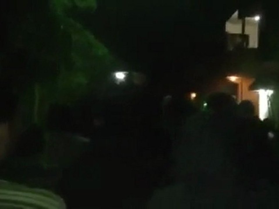 فري برس   البوكمال  مظاهرة لاحرار المدينة بعد الانتهاء من عزاء الشهيد حسين علي سفان الراوي 1 3 2012 ج1