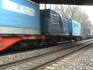 BR185 Rail4Chem mit Intermodalzug bei Bonn Villich Müldorf nach Koblenz