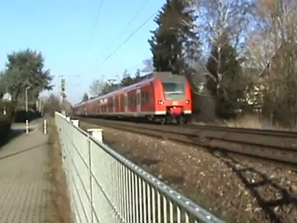 BR425 von Koblenz kommend kurz vor dem Bf Bonn Beuel