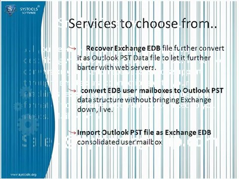 Exchange Database Recovery - Recover Exchange EDB files