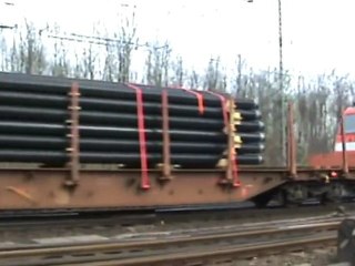 Zweimal BR185 und BR151 in Doppeltraktion im Rangierbahnhof Gremberg