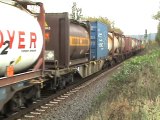 SNCF Lok mit Intermodalzug bei Rheinbreitbach Richtung Neuwied