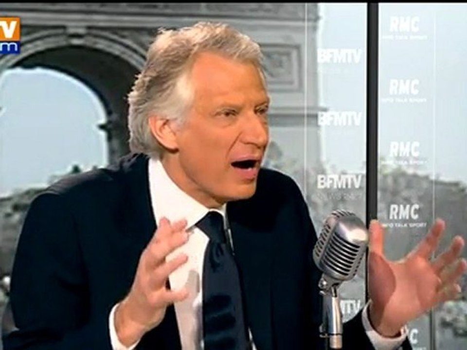 Villepin : "les deux principaux candidats prennent les Français pour des couillons"