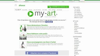 my-art.com : Création d'un compte artiste (Tutoriel)