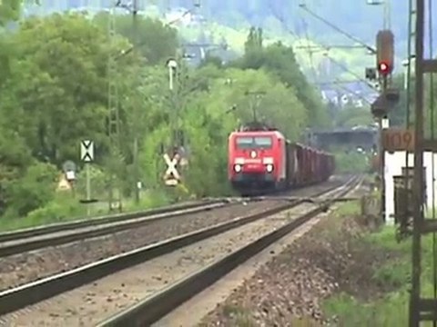 BR293, SBB Cargo Re482, BR189, BR155, BR151, BR185, BR425 bei Unkel