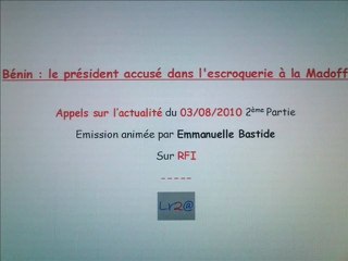 Bénin : le président accusé dans l'escroquerie à la Madoff