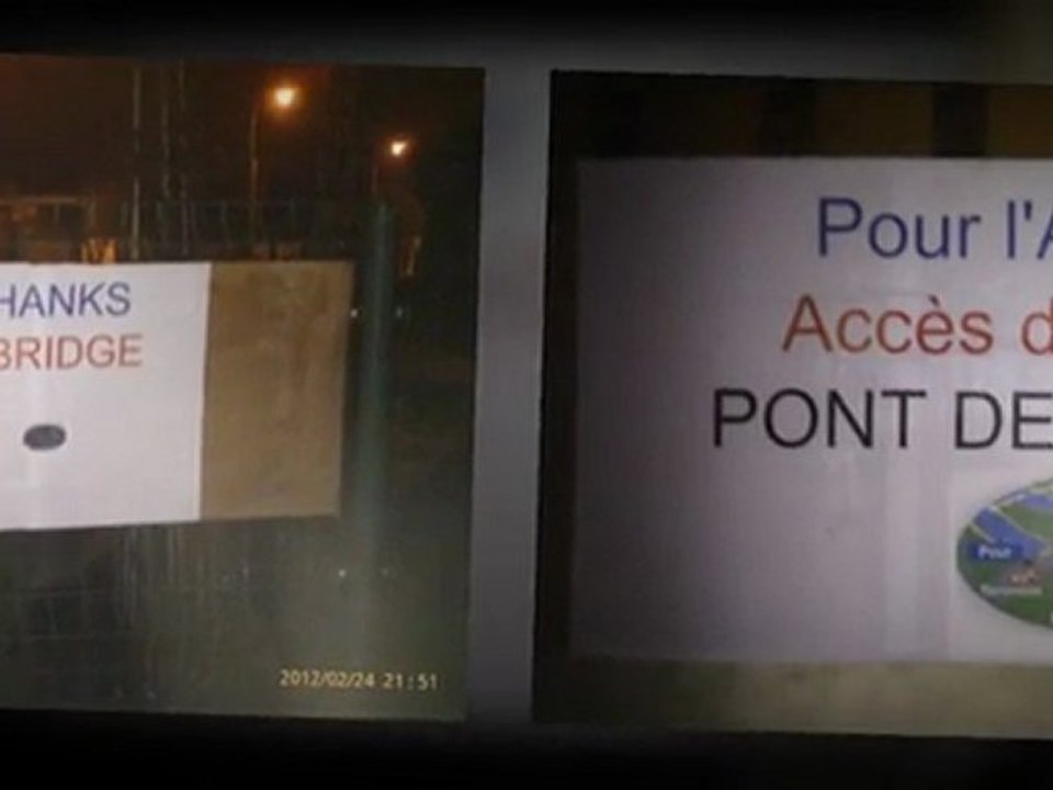 Pont de la Moline : L'ironie