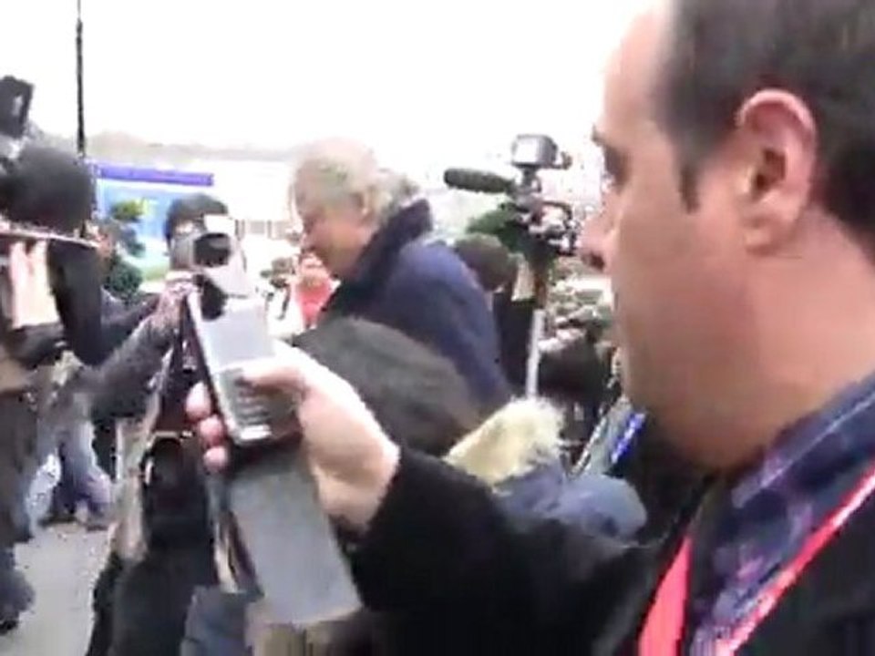 SIA 2012 : ARRIVEE DOMINIQUE DE VILLEPIN