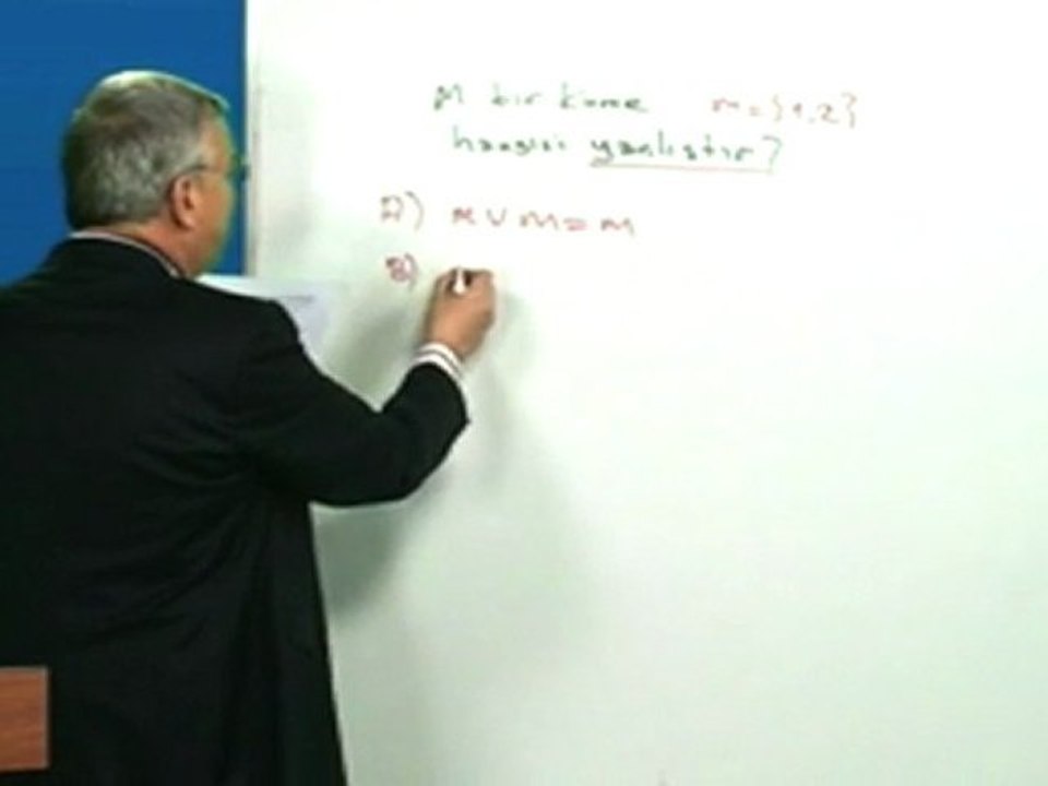 İlkumut AÖF Matematik - Konu 2 (Kümeler ve Sayılar)