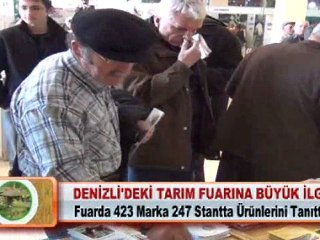 DENİZLİ’DEKİ TARIM FUARINA BÜYÜK İLGİ 02.03.2012