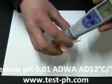 testeur pH électronique étanche ad12 adwa precision 0.01