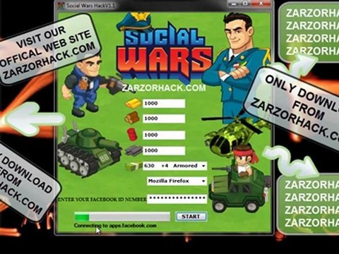 SOCIAL WARS CHEAT TOOL V1.1 (SOCIAL WARS CASH, GOLD, WOOD, OIL AND STEEL) UPDATED FREE DOWNLOAD + *NEW 2012 FEBRUARY
