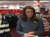 La Reina de Inglaterra , Camila y Catalina,  juntas por primera vez  en un acto oficial