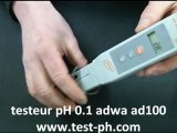testeur pH precision 0.1 electronique ad100 adwa