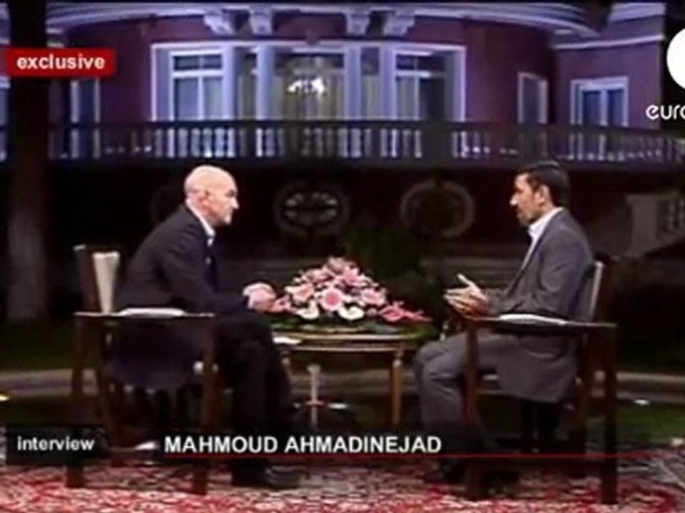 Mahmoud Ahmadinejad sur Euronews le 05 août 2011