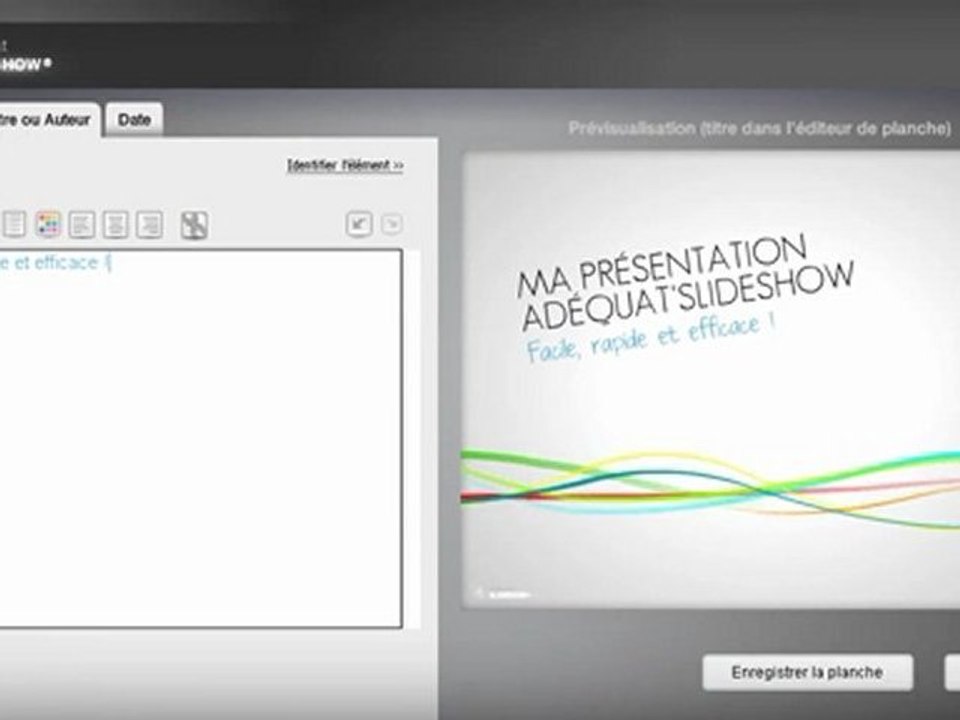 Logiciel de Présentation