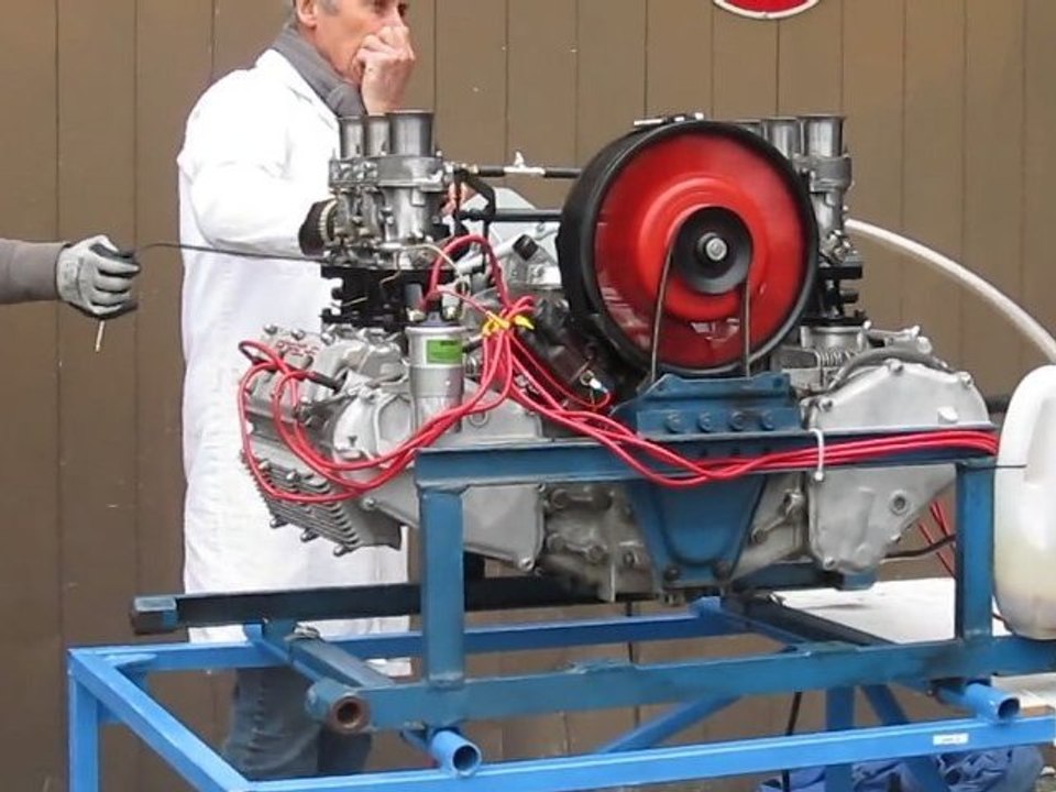 moteur porsche après réfection