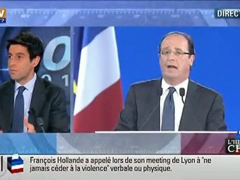 débat Mazerolle Ruth elkrief Sarkozy 1 visite pays Basque 01 03 2012