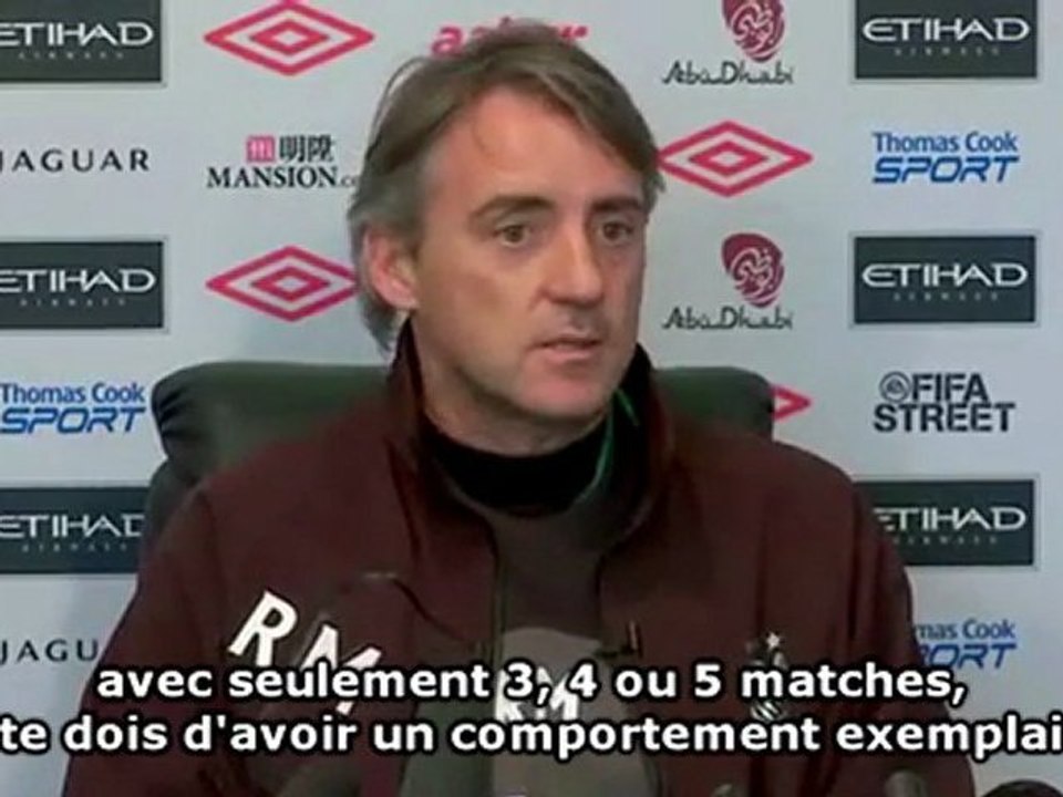 Mancini : "Balotelli, le meilleur attaquant italien"